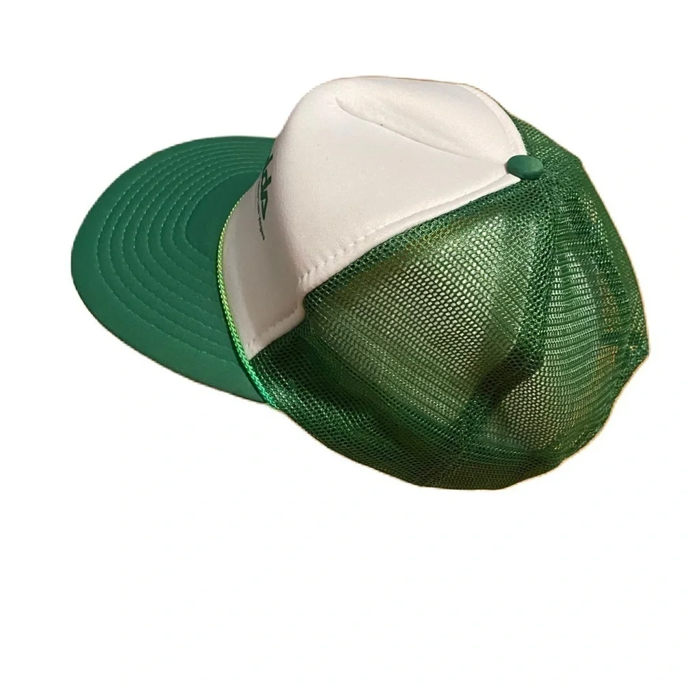 Vintage Fitzgerald’s Casino Trucker Rope Hat Mesh Snap Back Green White